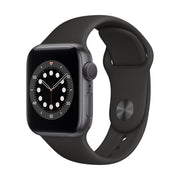 Apple Watch Gen 6 Series 6 40mm Space Gray Aluminum - Black Sport Band MG133LL/A