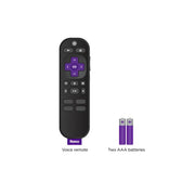 Roku RCA1RW Voice Remote (Official) for Roku Players, Roku Audio, and Roku TV
