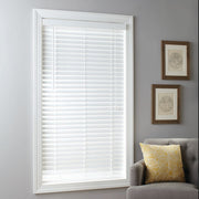 Better Homes Gardens BH49-120-099-12 Cordless Faux Wood Blinds, White, 30