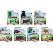 Hot Wheels Minecraft Gaming Characters Diecast Cars, Complete Set of 7, 1:64 Scale