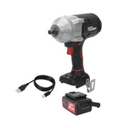 Hyper Tough 6083 20V Brushless Cordless 1/2-In Impact Wrench, 900 Ft-Lbs Torque, Built-In LED Light