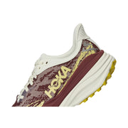 Hoka Stinson 7 Women's Trail Running Shoes, Plush Cushioning, Stabilizing H-Frame, Truffle Salt/Dark Cedar, Medium Width, Size 9, 1141531-TFFL