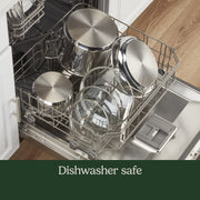 Cuisinart Advantage Pro Series 13-Piece Stainless Steel Cookware Set, Aluminum-Encapsulated Base, Oven Safe, Induction Compatible, Silver, 92CP-13