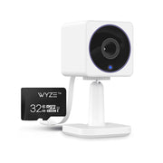 Wyze Cam OG Indoor/Outdoor 1080p Wi-Fi Security Camera with Color Night Vision, Built-in Spotlight, Motion Detection, Enhanced Two-Way Audio, 32GB MicroSD Card, White