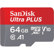 Sandisk SDSQUB3-064G-AWCMA Ultra Plus 64GB MicroSD Card