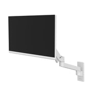 Ergotron LX Pro Premium Single Monitor Arm, Wall Mount, Fits Up to 34 in Screens, 4 to 22 lb, Articulating Tilt and Rotation, White, 45-683-290