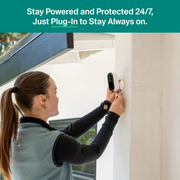 Arlo Essential Security Camera 2025  1080p HD Video, Wired Plug-In Power, Person Recognition, Animal Detection, Dual-Band Wi-Fi, 1-Cam