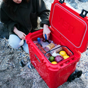 YETI Roadie 32 Wheeled Hard Cooler, Rescue Red - Polyethylene