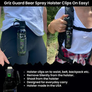 UDAP 225Gg2 Griz Guard Bear Spray Double Pack with Holster - 7.9 oz.