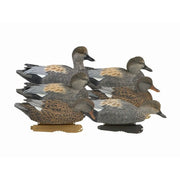 Avery Greenhead Gear Pro-Grade Gadwall Duck Decoys, 6-Pack, Realistic Multicolor Waterfowl Hunting Floating Decoys with 60/40 Forward Weighted Swim Keel, 73145