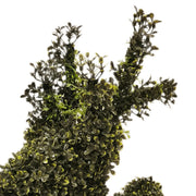My Texas House Boxwood Deer Topiary Christmas Decoration, Green, 29 in