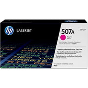 HP, CE403A, 507A, Magenta, Original LaserJet Toner Cartridge