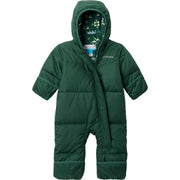 Columbia Snuggly Bunny II Infant Bunting, Water-Resistant, 450 Fill Power Down Insulation, Microfleece Lined, Fold-Over Cuffs, Rain Forest, 3-6 Months, 208879
