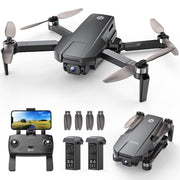 Holy Stone HS720S GPS Drone with Camera for Adults 4K, Foldable Quadcopter with Brushless Motor, Black