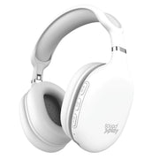 SoundPlay 9063 Foldable Wireless Headphones, Bluetooth Over-Ear Headset with Built-in Mic, White