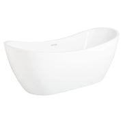HY629-1829-D12-WH Sheba Acrylic Double-Slipper Tub 72
