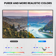 CRUA CRUA-22FHD-100Hz 22 Inch Full HD 1080p Computer Monitor, Black