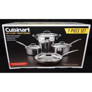 Cuisinart Chef's Stainless Steel 7-Pc. Cookware Set - STAINLESS STEEL ONE SIZE