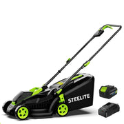 Steelite AZDG500 13-Inch Cordless1V Electric Lawn Mowers with Brushless Motor