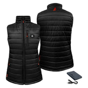 ActionHeat AHPVST-5V-W-B-M 5V Battery Heated Puffer Vest for Ladies - Black - M