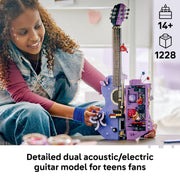 Lego Editions Olivia Rodrigo Dual Guitar Building Set, 1228 Pieces, Multicolor, Ages 14+, 6590632