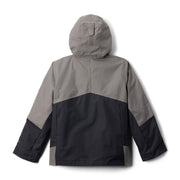 Columbia Boys Bugaboo III 3-in-1 Fleece Interchange Jacket, Waterproof Omni-Tech, Omni-Heat Lining, Black/City Grey, Large, 208946