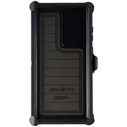 OtterBox Defender Pro Series Holster Case, Rugged Matte Black, Wireless Charging Compatible, for Galaxy S22 Ultra, 77-86590