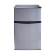 Galanz GLR31TS1E02 3.1 Cu ft Two Door Mini Fridge with Freezer, Stainless, Estar
