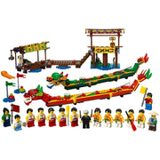 LEGO 80103 Dragon Boat Race Collectible Set, 642 Pieces, Multicolor, Dragon Boat Festival Theme, Includes 15 Minifigures