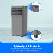 Midea Portable Air Conditioner, 5,000 BTU Cooling Capacity, 3-in-1 Cooling Ventilation Dehumidification, Remote Control, Floor Mount with Caster Wheels, Energy Efficient, MAP05R1AWWT-T