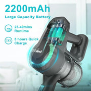 INSE N370 Green Cordless Vacuum Cleaner,6 in 1 Powerful Stick Handheld Vacuum