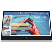 HP E14 G4 Portable Monitor, 14in IPS LCD, Full HD 1920 x 1080, 60Hz Refresh Rate, 400 Nit Brightness, USB-C Connectivity, Silver