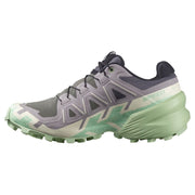 Salomon L47582000  Speedcross 6 Trail Running Shoes for Ladies - Castlerock/Vanilla Ice/Smoke - 8M
