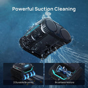 WYBOT C2 Vision AI Camera Cordless Robotic Pool Vacuum, 8-in-1 Pool Cleaner, Powerful Suction