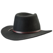 Stetson Bozeman Crushable Wool Cowboy Hat - Black - M