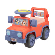 Bluey Interactive Ride-On Push Car for Boys and Girls, Foot-to-Floor Orange