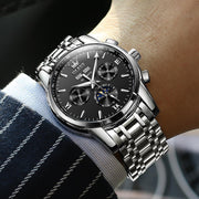OLEVS 6633 Automatic Watches for Mens Stainless Steel Watch Self-Winding Analog Luxury Mens Dress Watch