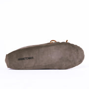 Minnetonka Men's Pile Lined Softsole Moccasin Slippers, Grey, Size 13, 2839410