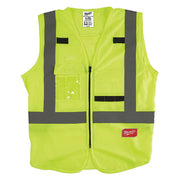 Milwaukee 48-73-5061 Class 2 High Visibility Yellow Safety Vest - S/M (CSA)