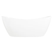 HY629-1829-D12-WH Sheba Acrylic Double-Slipper Tub 72