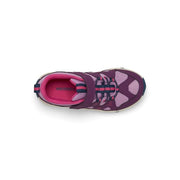 Merrell Kids Trail Chaser 2 Athletic Hiking Shoes, Berry, Hook & Loop Closure, Synthetic Upper, Non-Marking Rubber Outsole, Big Kid MK167870