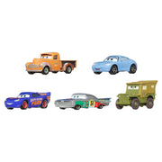 Disney Pixar Cars Travelin Team 5-Pack, 1:55 Scale Die-Cast Toy Cars, Assorted Characters