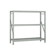 Muscle Rack BW24272W3SILV Freestanding Garage Storage Shelf, Silver, 800 lbs Capacity