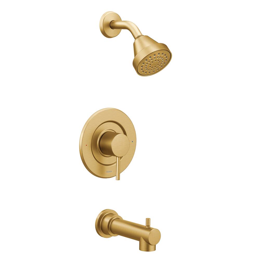 Moen T2193BG Align Brushed Gold 1handle Bathtub and Shower Faucet