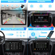 Podofo A7253A3018A4C888 Android 13 Car Stereo for Hyundai Sonata 2010-2015 - 9