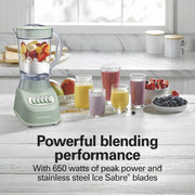 Hamilton Beach Brands 50183 Smoothie Blender, 650-Watt Motor, Patented Wave-Action System