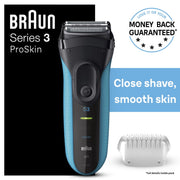 Braun Series 3 3010s Wet & Dry Rechargeable Men's Electric Shaver