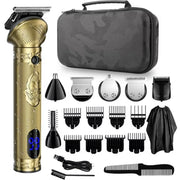 FVLOENG 698 Home Travel Cordless Shaver Razor with LED Display for Hair