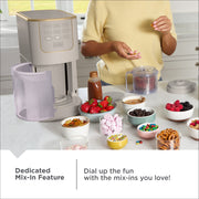 BLACK+DECKER Ice Cream Maker, Versatile Frozen Dessert Machine for Ice Cream, Gelato, Sorbet, Milkshakes, Yogurt, Gray, IC002-21BD