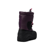 Kamik Kids Northpole Waterproof Winter Boots, Fleece Lining, Adjustable Snow Collar, Synthetic Rubber Outsole, Blackberry, Size 2